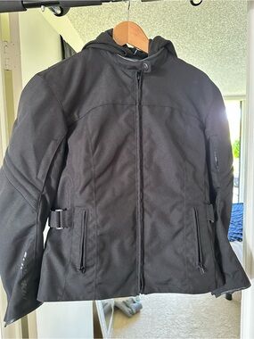 Joe Rocket Black Hooded Performance Jacket